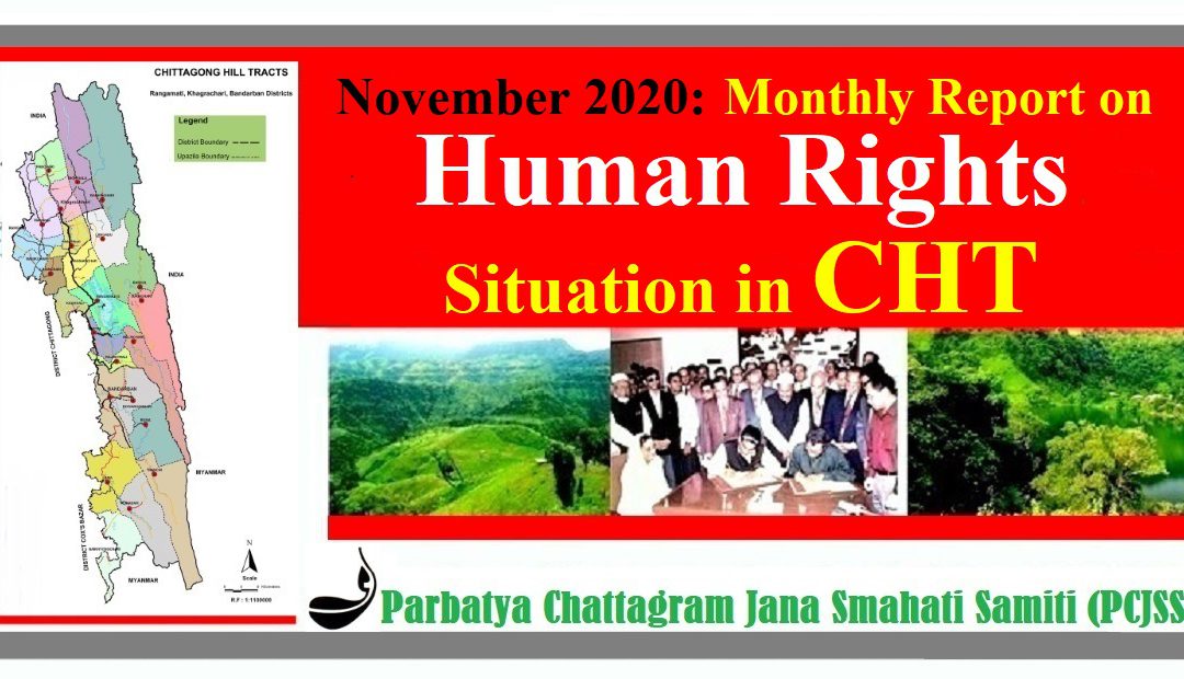 November 2020: Monthly Report on Human Rights Situation in CHT